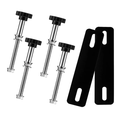 Bunker Indust Recovery Tracks Mounting Kit 4 Pins Track Holder Brackets Roof Rack Mounts - main