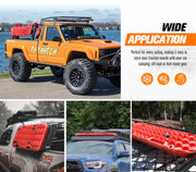 Off-road vehicle recovery board with traction from Bunker Indust Recovery Tracks Mounting Kit