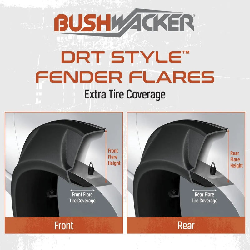 Bushwacker DRT Fender Flares to Suit RAM and Silverado