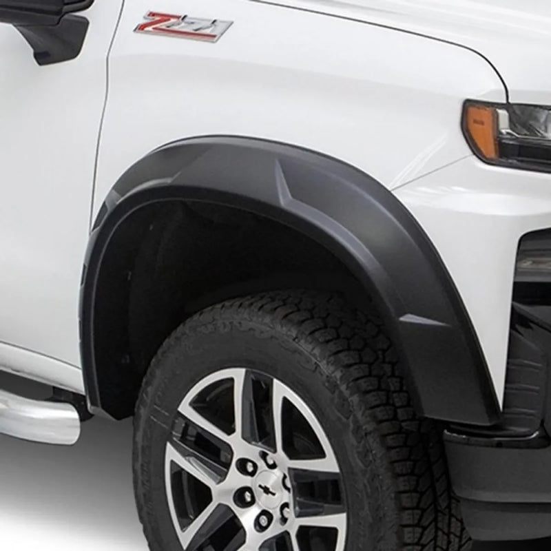 Bushwacker DRT Fender Flares to Suit RAM and Silverado - Chevrolet Silverado 1500 Crew Cab ex ZR2
