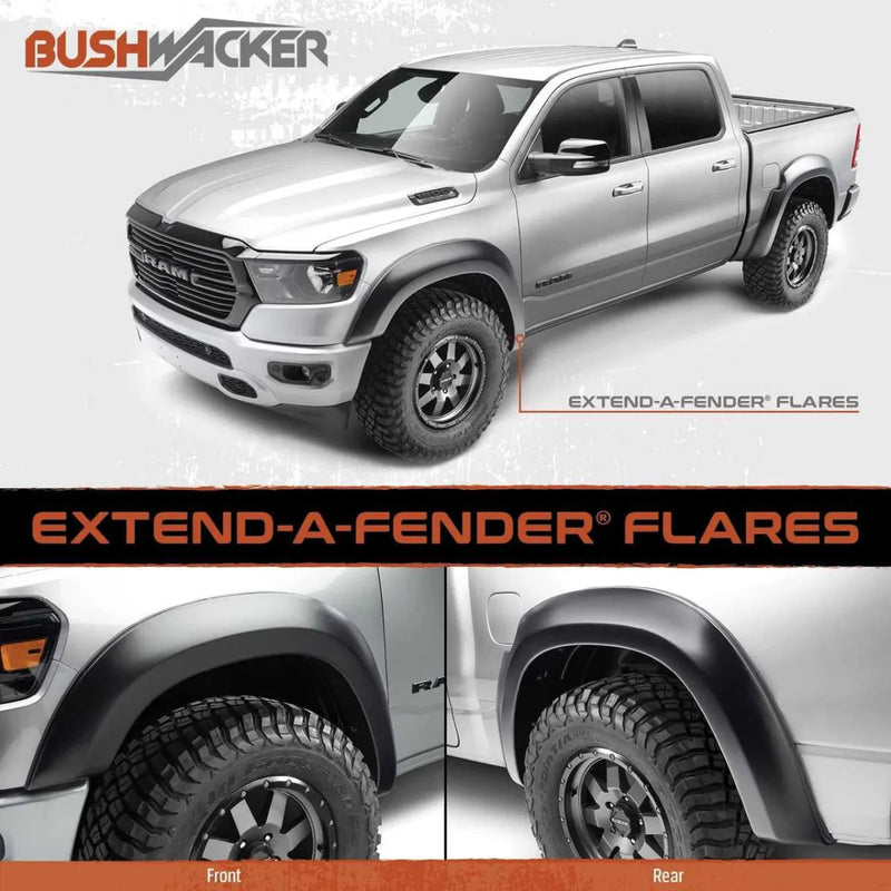 Bushwacker Extend A Fender Flares for Chevrolet Silverado 2500HD | 2021+ | Front Only