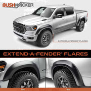 Bushwacker Extend A Fender Flares Fits Ram Vehicles | 4-Piece