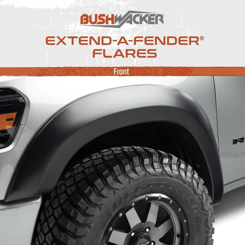 Bushwacker Extend A Fender Flares for RAM 2500/3500 | 2019 | Front