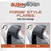 Bushwacker Forge Fender Flares to fit Silverado / Ram | 4 Piece