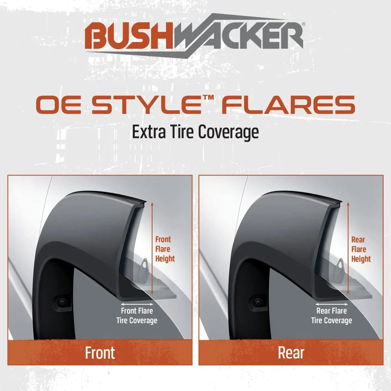 Bushwacker OE Style Fender Flares for RAM 1500 DS | Front & Rear (4PC)