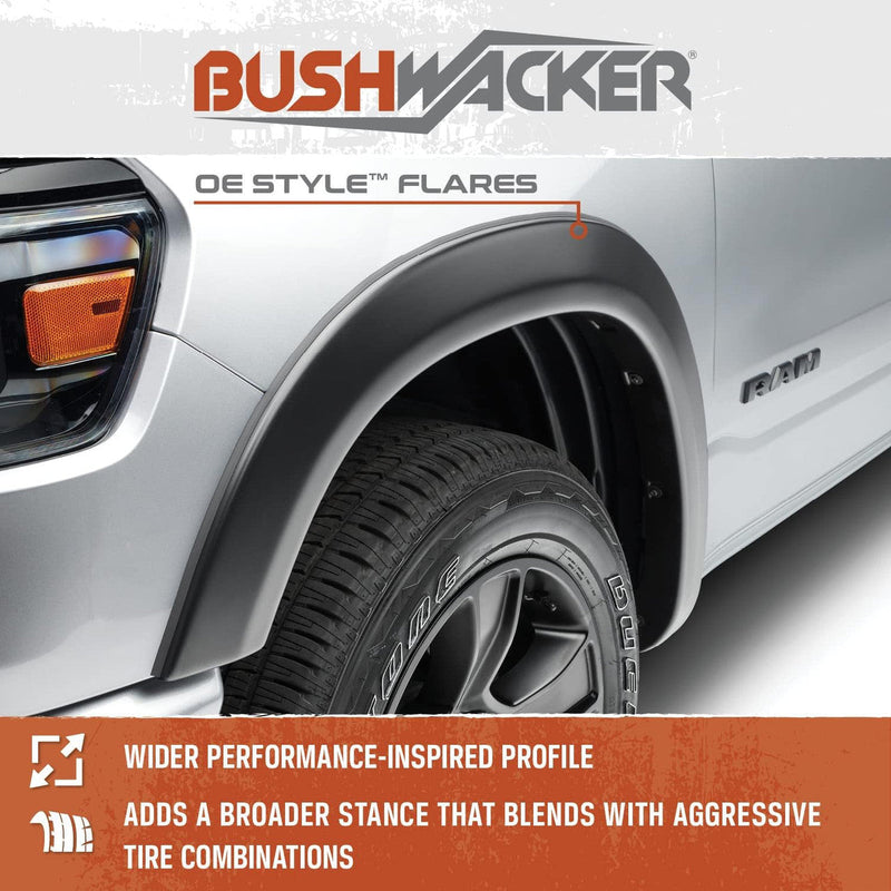 Bushwacker OE Style Fender Flares for RAM 1500 DS | Front & Rear (4PC)
