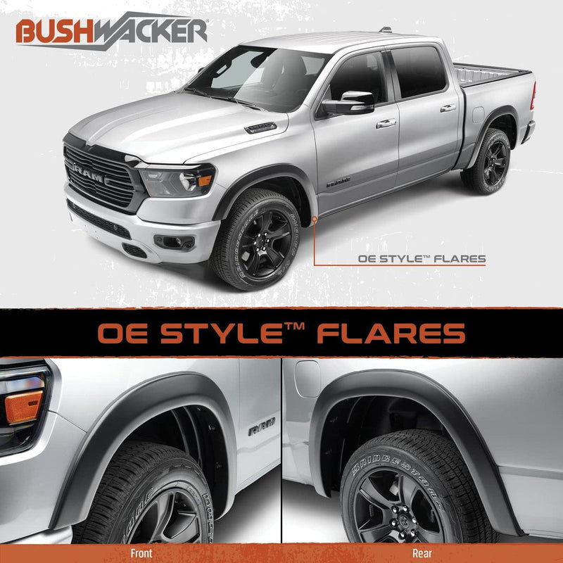 Bushwacker OE Style Fender Flares for RAM 1500 DS | Front & Rear (4PC)