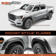 Bushwacker Pocket Style Fender Flares Fits RAM 1500 | 4-Piece