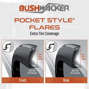 Bushwacker Pocket Style Fender Flares Fits RAM 1500 | 4-Piece