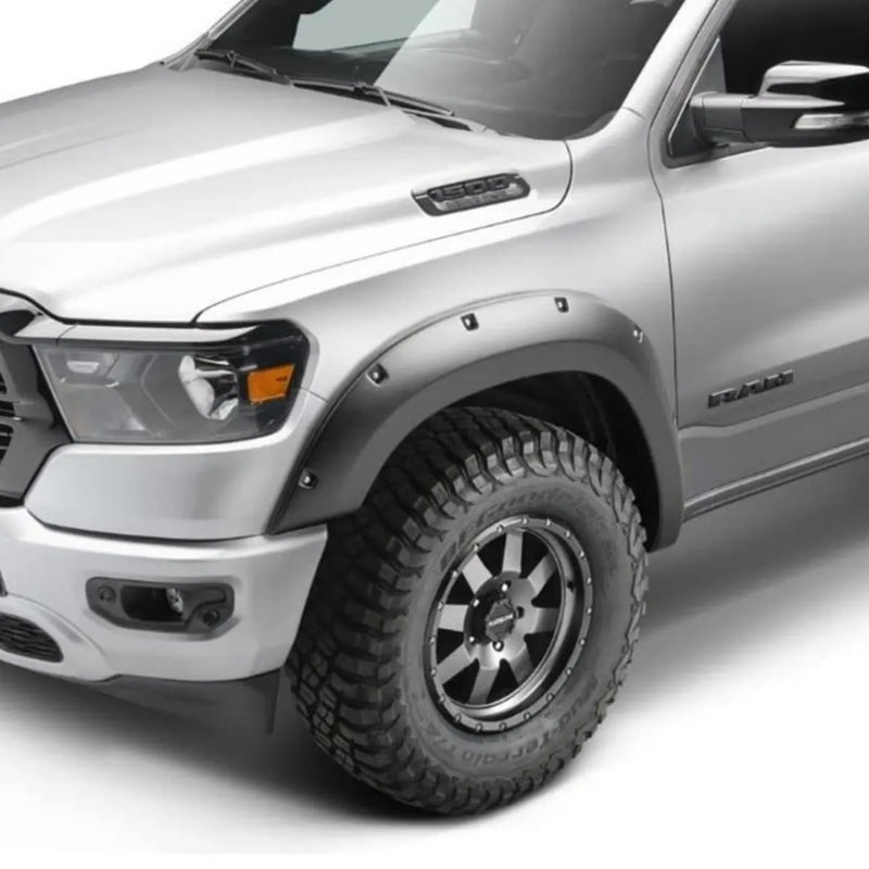 Bushwacker Pocket Style Fender Flares Fits RAM 1500 | 4-Piece - RAM 1500 DT Crew Cab