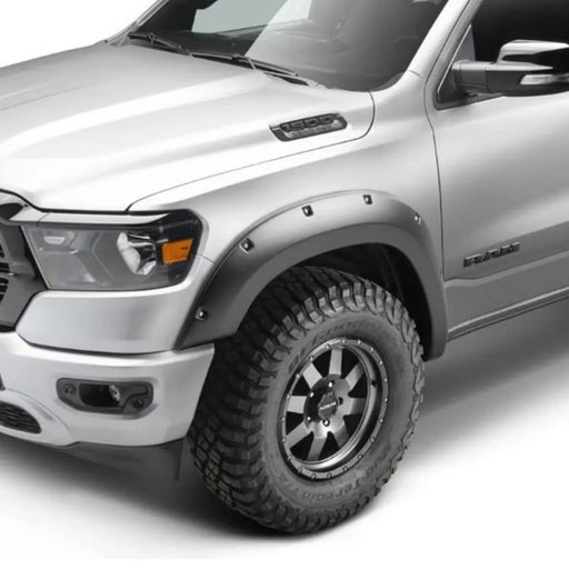 Bushwacker Pocket Style Fender Flares Fits RAM 1500 | 4-Piece - RAM 1500 DT Crew Cab