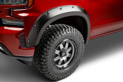 Bushwacker Pocket Style Fender Flares Fits Silverado 1500/2500 | 4-Piece - Silverado 1500 LTZ ex ZR2 (2019-2023)