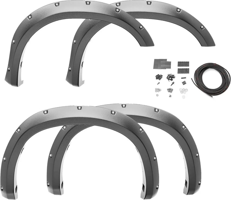 Bushwacker Pocket Style Fender Flares Fits Silverado 1500/2500 | 4-Piece