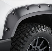 Bushwacker Pocket Style Fender Flares Fits Silverado 1500/2500 | 4-Piece - Chevrolet Silverado 2500HD Crew Cab (2021