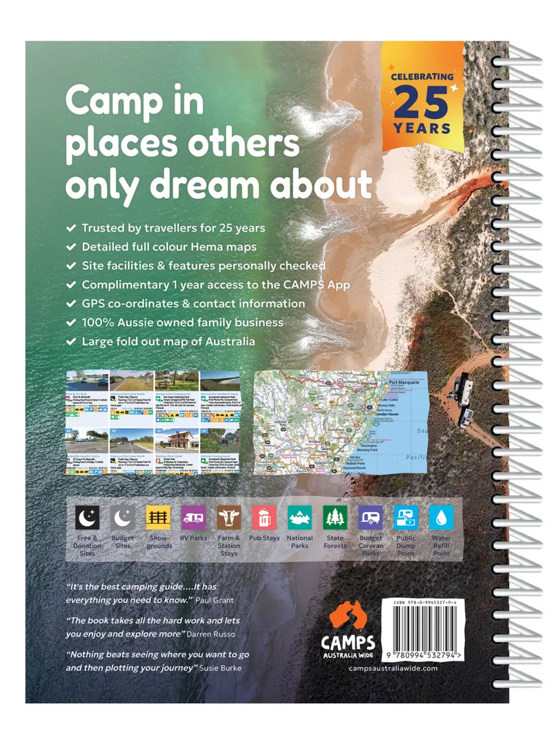 Camps 13 Easy to Read, Campsite Photos and Larger Maps | B4