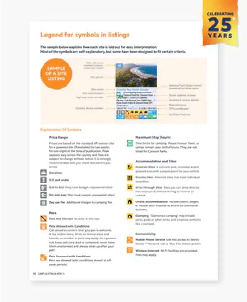 Camps 13 Easy to Read, Campsite Photos and Larger Maps | B4