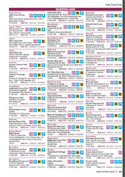 Detailed Disneyland schedule in Camps Australia Wide Camps 12 Standard Edition A4 guide