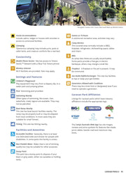 Product information page for Caravan Parks Australia Wide showcasing RV features and specs