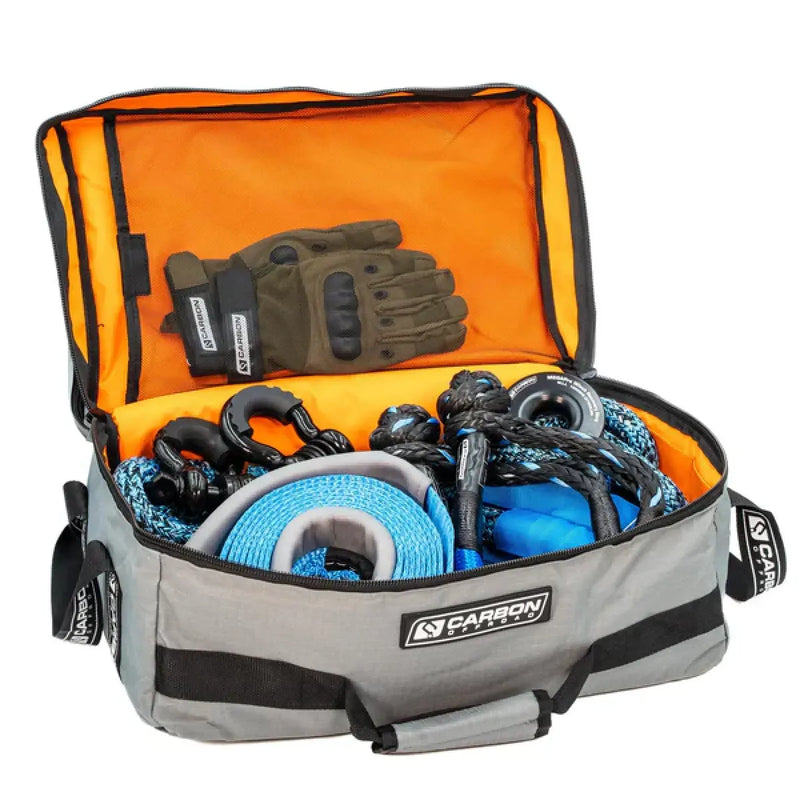 Carbon Offroad 12K Winch and Recovery Kit Bundle - Essential 4x4 Recovery Kit contents