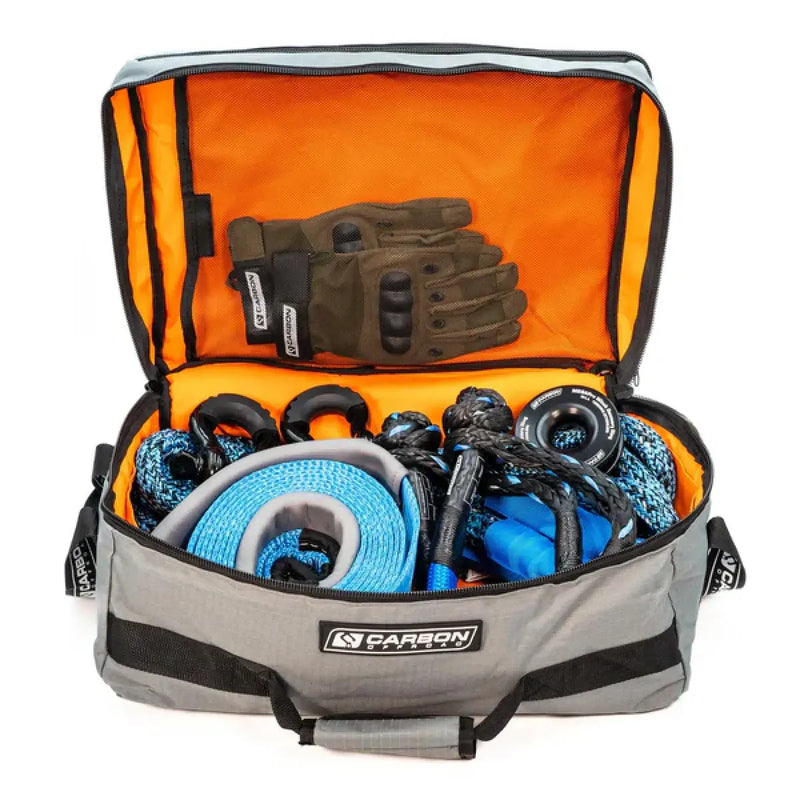 Carbon Offroad 12K Winch and Recovery Kit Bundle - soft shackles and steel bow shackles