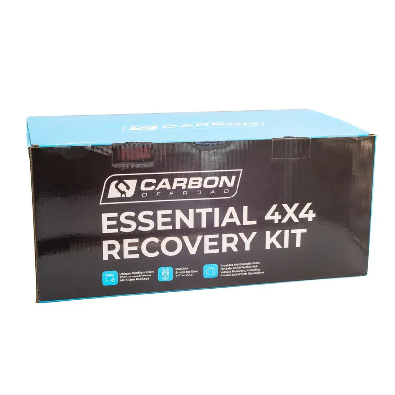 Carbon Offroad 12K Winch and Recovery Kit Bundle - recovery kit detail photo