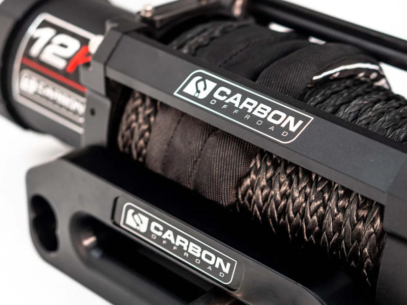 Carbon 12K 12000lb Electric 12v 4x4 Winch | V3