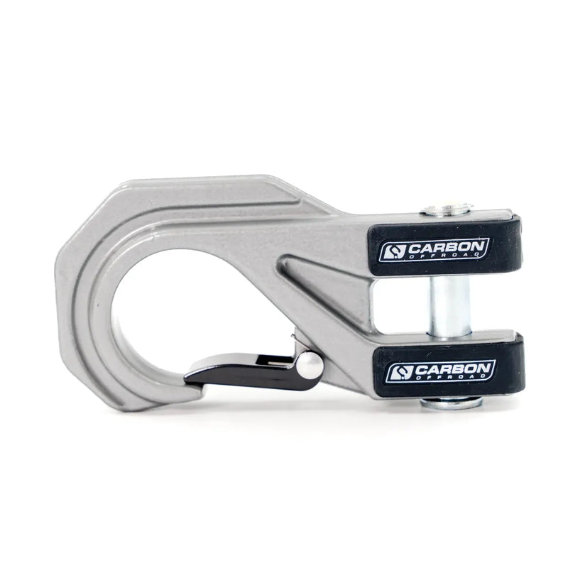 Carbon Offroad 12K Winch with Black Synthetic Rope