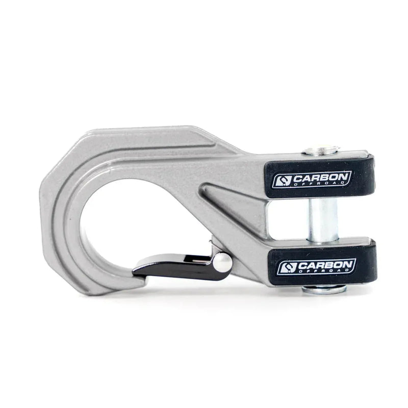 Carbon Offroad 12K Winch with Black Synthetic Rope
