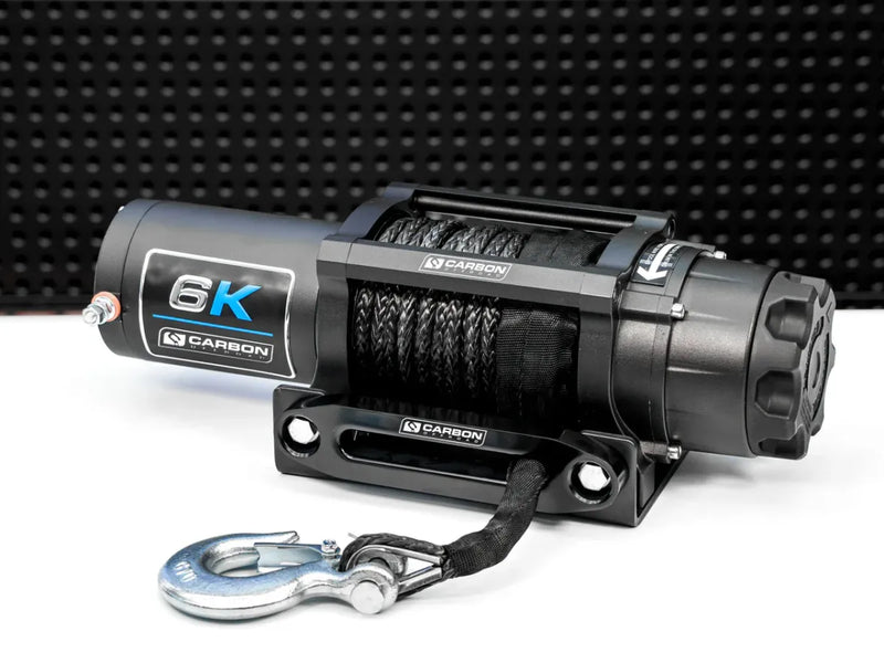 Carbon Offroad 6K Electric Winch with Synthetic Rope