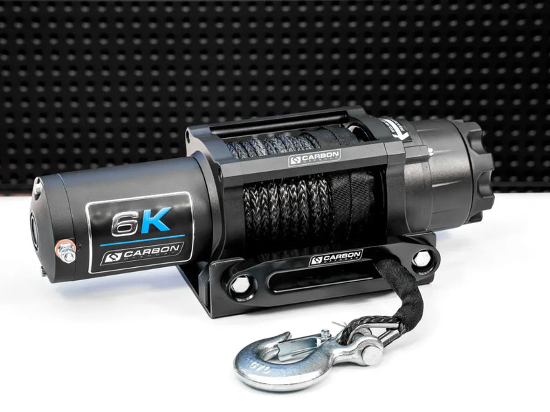 Carbon Offroad 6K Electric Winch with Synthetic Rope