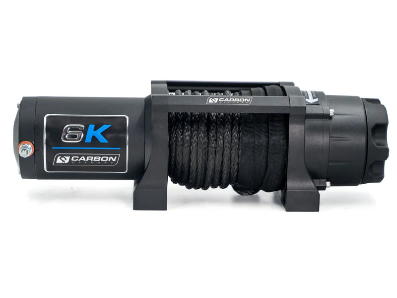 Carbon Offroad 6K Electric Winch with Synthetic Rope