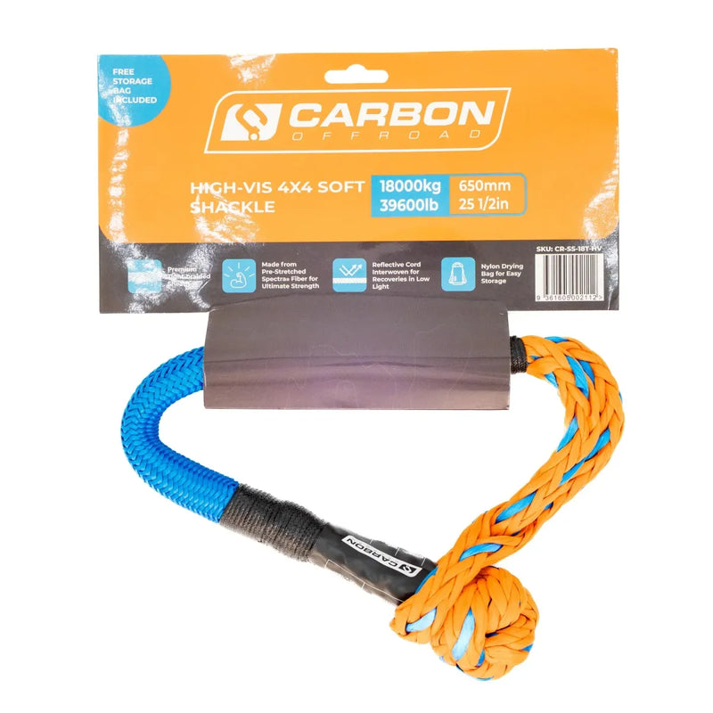 Carbon Offroad High-Vis 4x4 Soft Shackle
