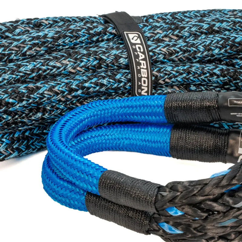 Carbon Offroad Large 4x4 Vehicle Recovery Rope and Soft Shackle Combo