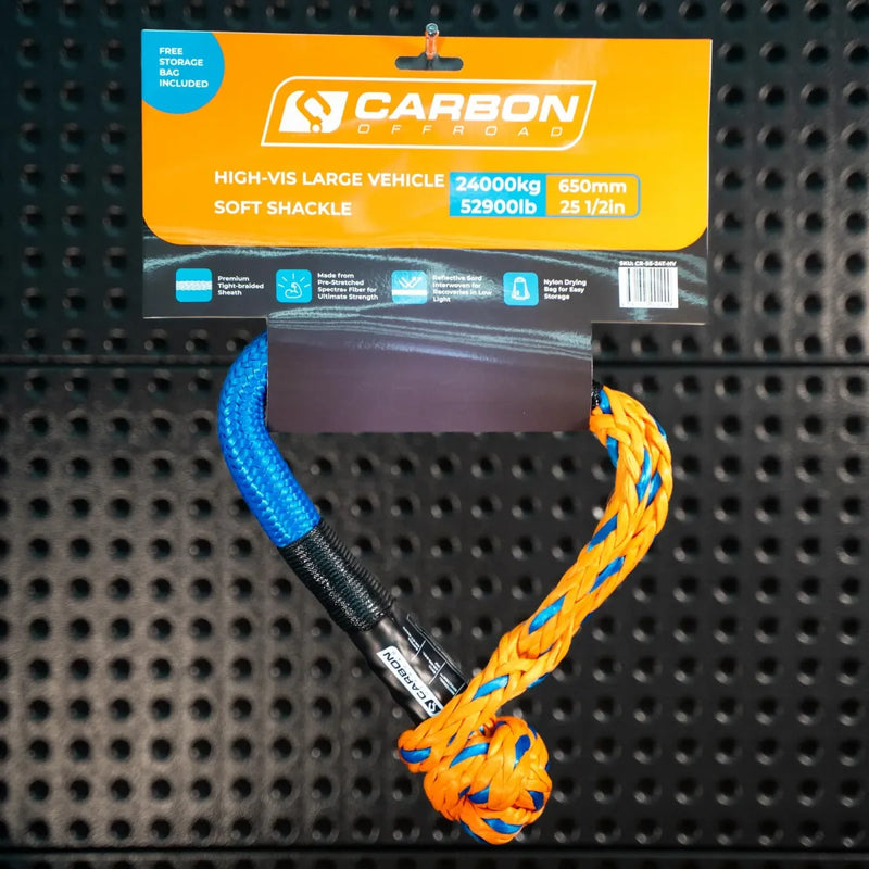 Carbon Offroad Large Vehicle High-Vis Soft Shackle