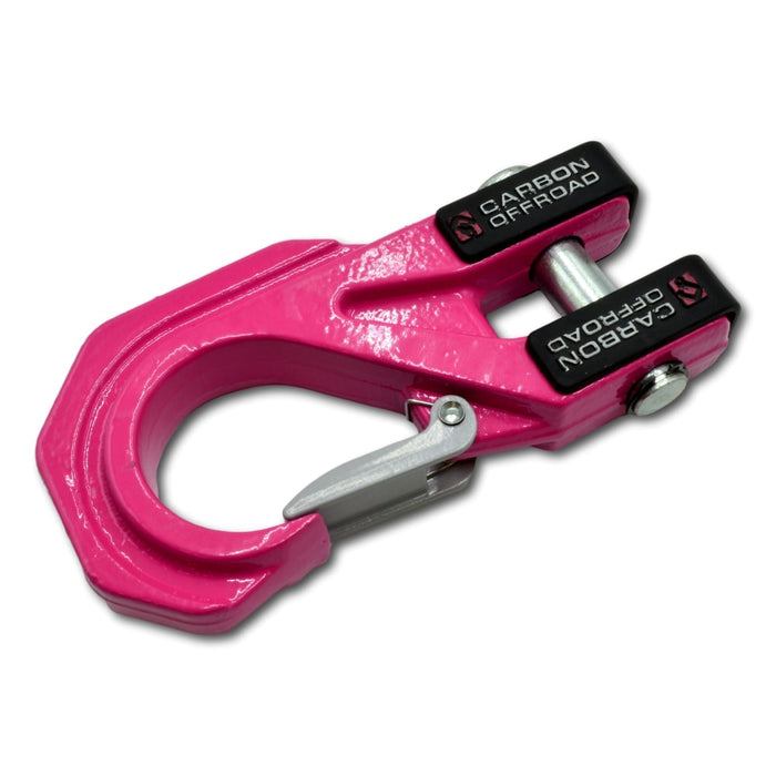 Carbon Offroad Mega Pro Winch Recovery Hook - Pink - Winch Hooks