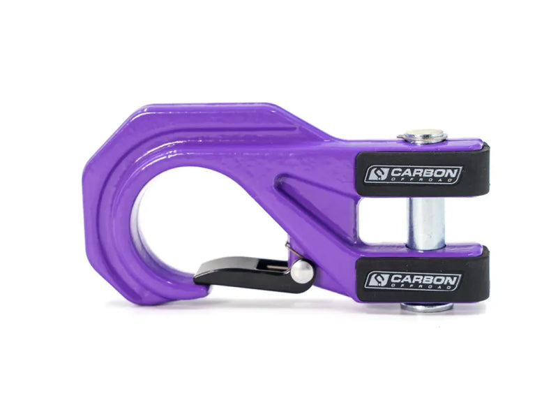 Carbon Offroad Mega Pro Winch Recovery Hook - Purple