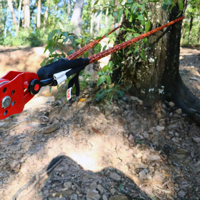 Carbon Offroad Monkey Fist 14T All Purpose Recovery Rope - Winch Rope/Cable