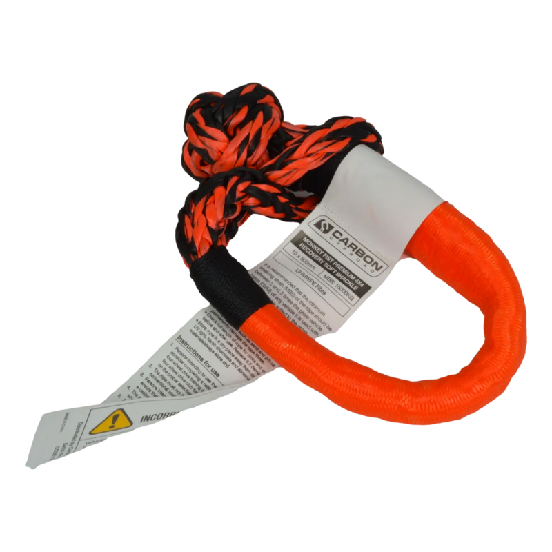 Carbon Offroad Monkey Fist 13T Dyneema Soft Shackle - Recovery Gear