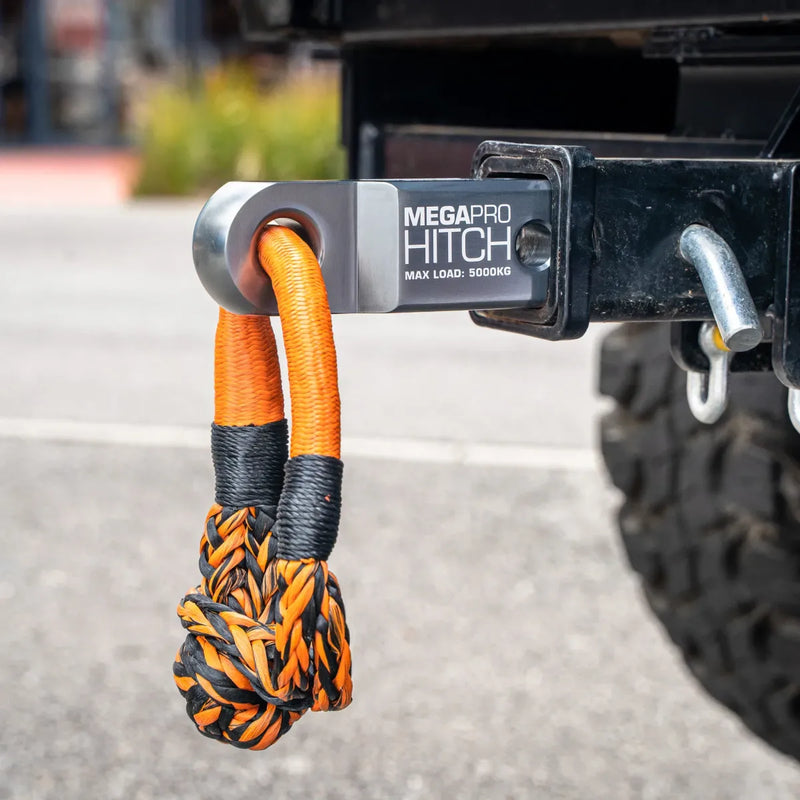 Carbon Offroad Recovery Hitch and Soft Shackle Combo