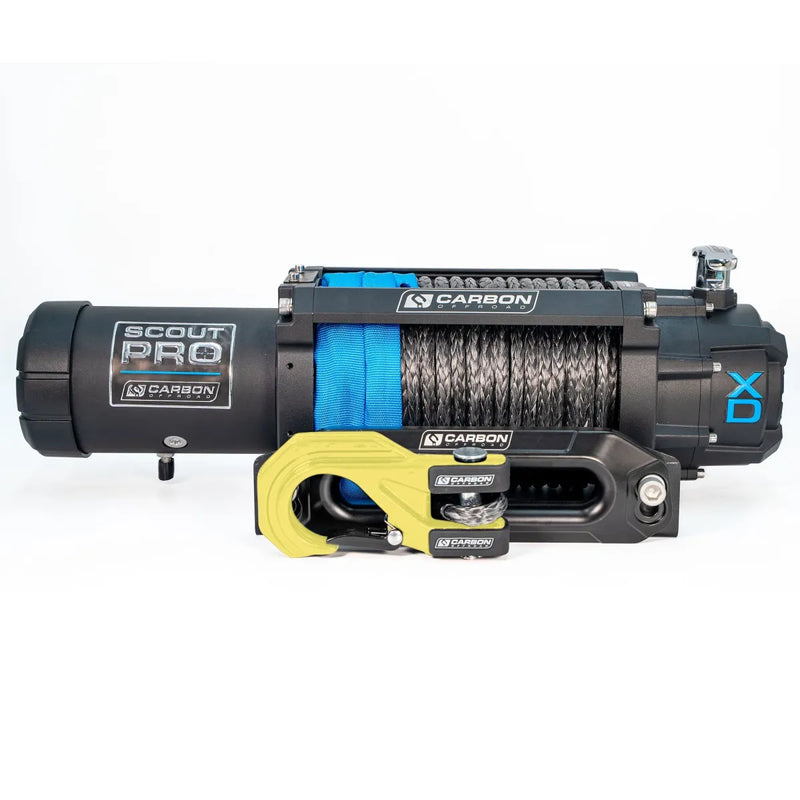 Carbon Offroad RS9 High Speed Winch Kit - Yellow