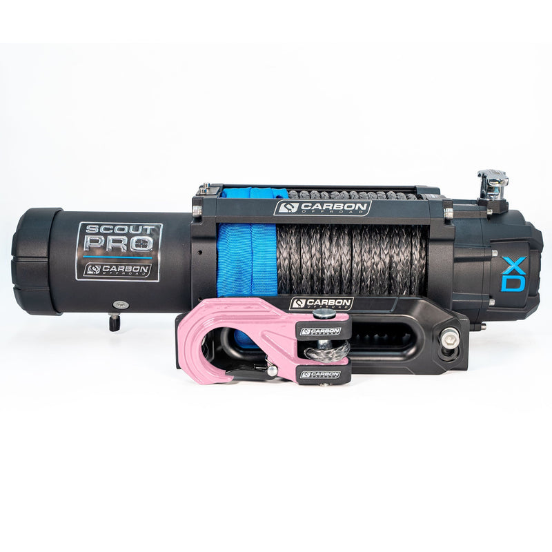 Carbon Offroad RS9 High Speed Winch Kit - Pink