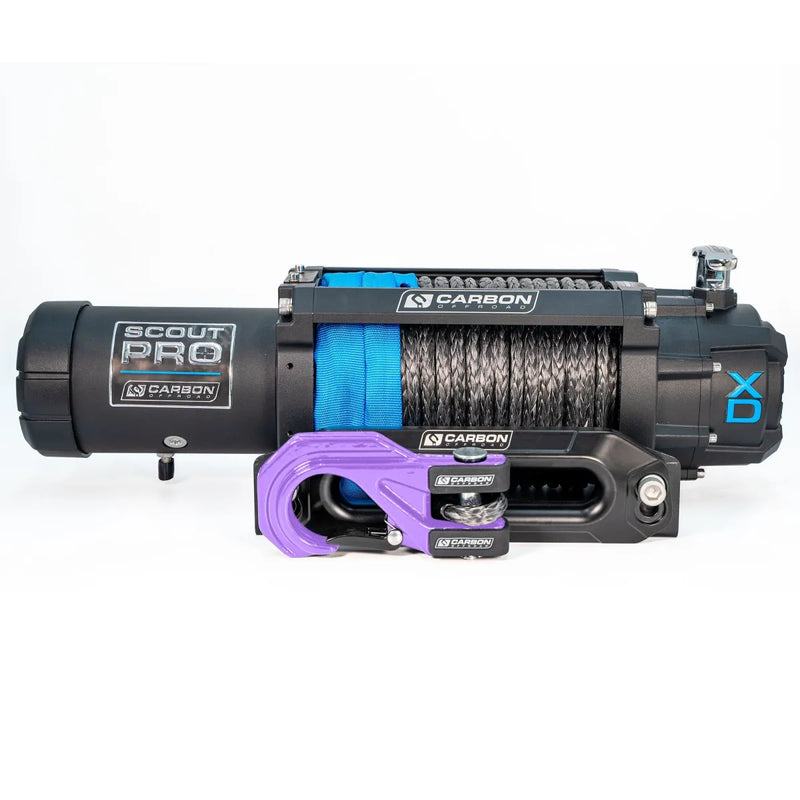 Carbon Offroad RS9 High Speed Winch Kit - Purple