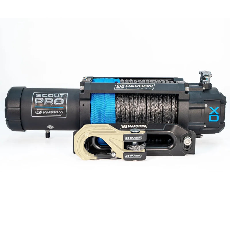 Carbon Offroad RS9 High Speed Winch Kit - Sandy Taupe