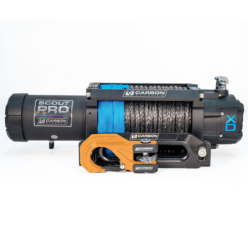 Carbon Offroad RS9 High Speed Winch Kit - Orange