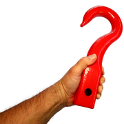 Carbon Offroad Shinbusta Forged Red Recovery Hook | Red or Black - Winch Hooks