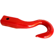 Carbon Offroad Shinbusta Forged Red Recovery Hook | Red or Black - Winch Hooks