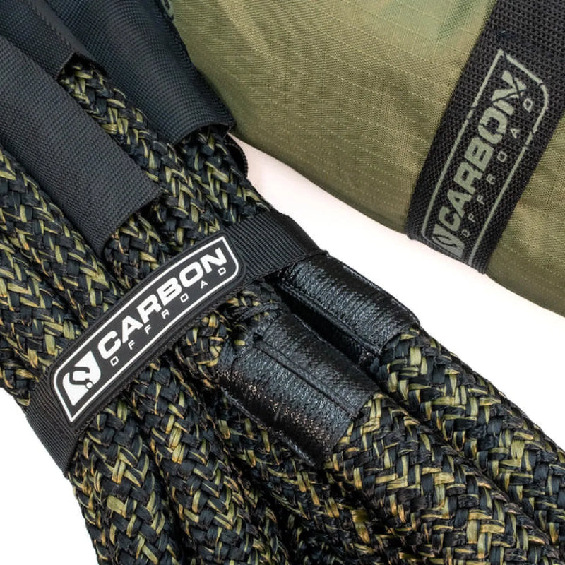 Carbon Offroad TAC 4x4 Vehicle Recovery Rope and Soft Shackle Combo