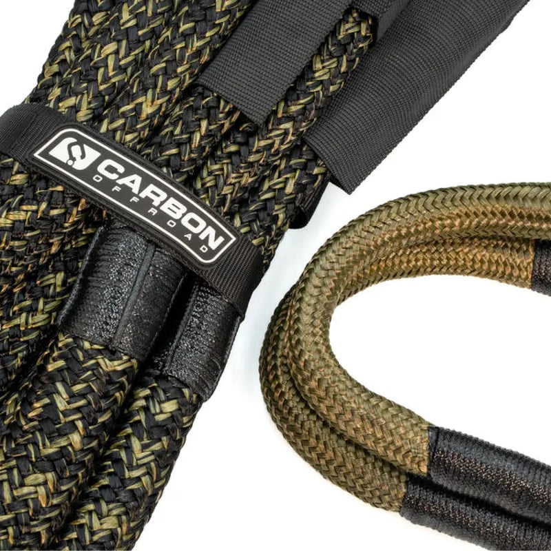 Carbon Offroad TAC 4x4 Vehicle Recovery Rope and Soft Shackle Combo
