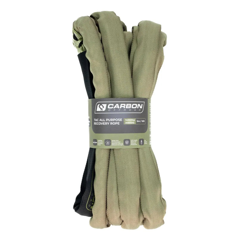 Carbon Offroad Tactical 4x4 All Purpose Recovery Rope | 14mm x 5m