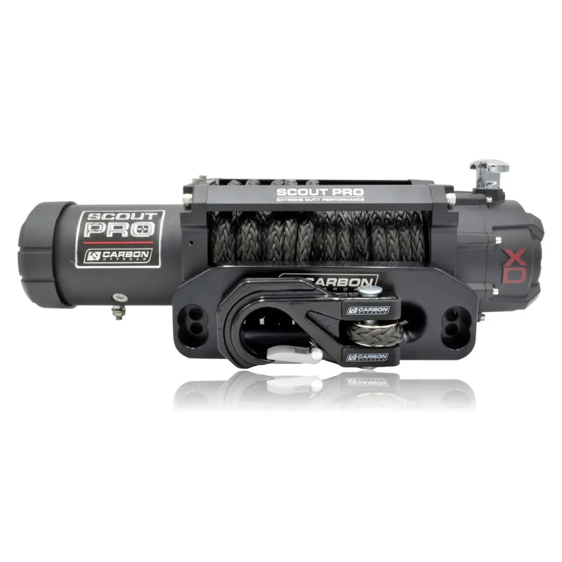 Carbon Scout Pro 15K Winch and Recovery Kit Bundle - winch product photo